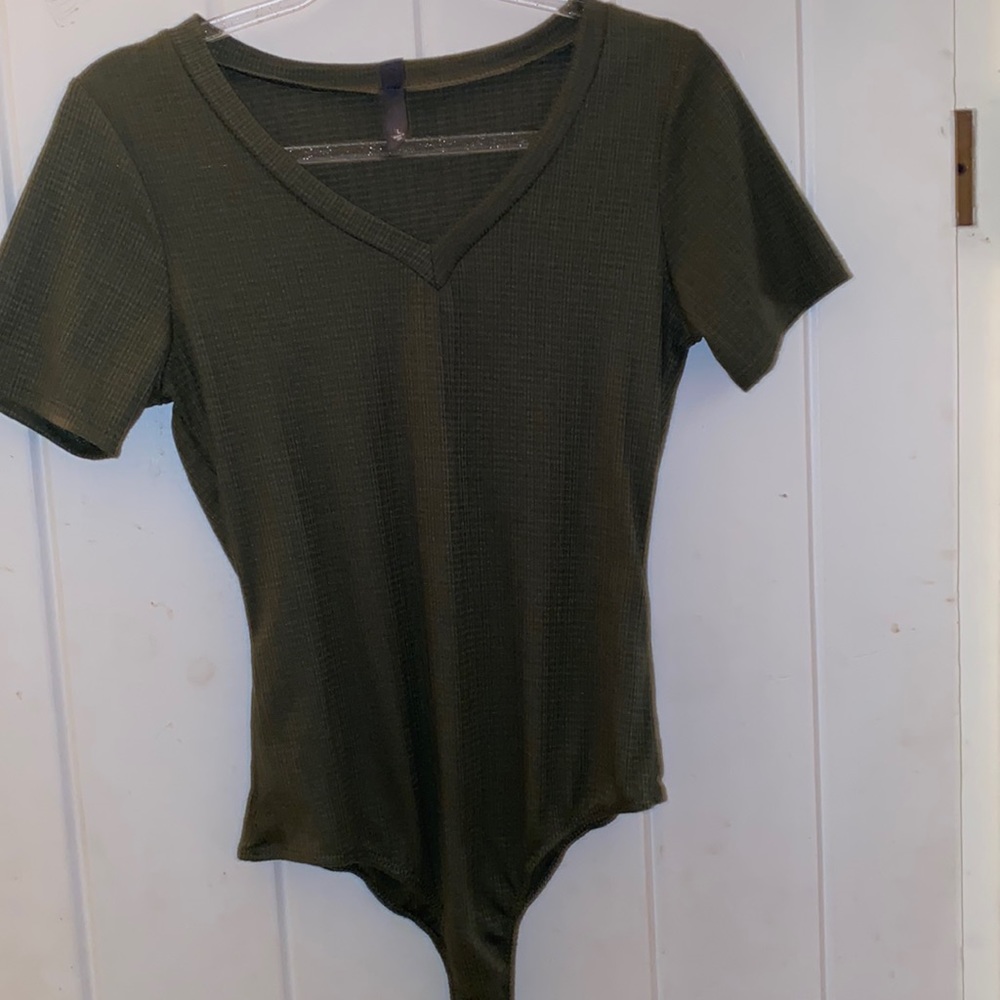 A dark green L bodysuit from alya
